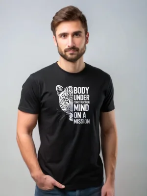 Men's Body Under Construction Tiger Tee