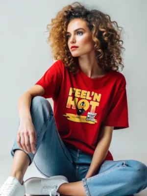 Feelin Hot Unisex Oversized Tshirt