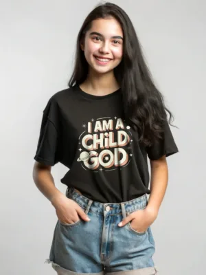 Unisex I am a Child God Oversize Tshirt