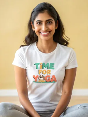 Women's Time for Yoga Tshirt