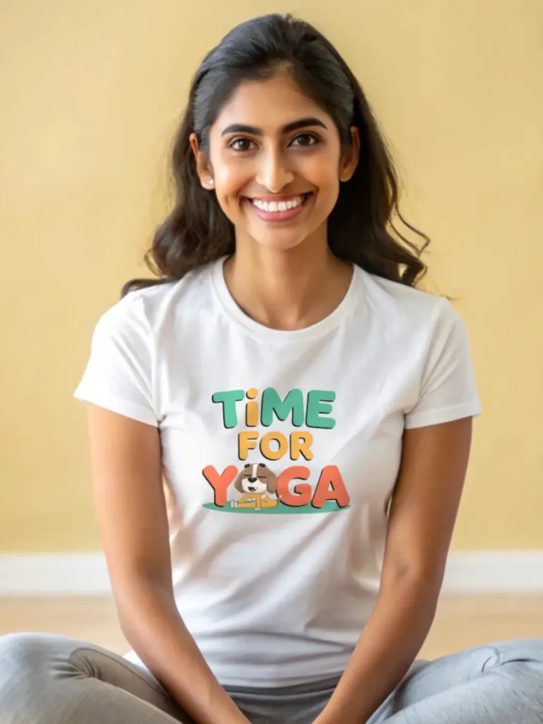 Women's Time for Yoga Tshirt