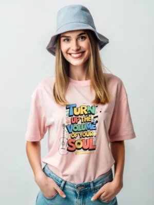 Unisex Oversize Turn up the Volume Tshirt