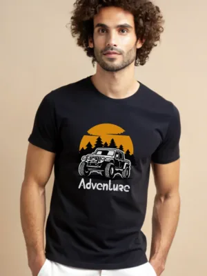 Men's Black Adventure Classic Tshirt