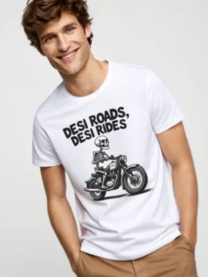 Men's Desi Road, Desi Rides Adventure tshirt