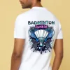Badminton Junkie Tshirt for men