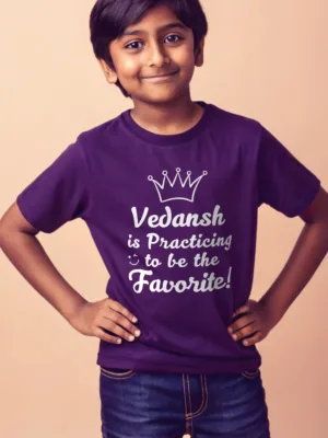 Boy's Custom Name Print Tshirt