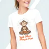 Women's Sab Moh Maya Hai yoga tshirt