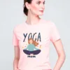 women yoga mom classic tshirt