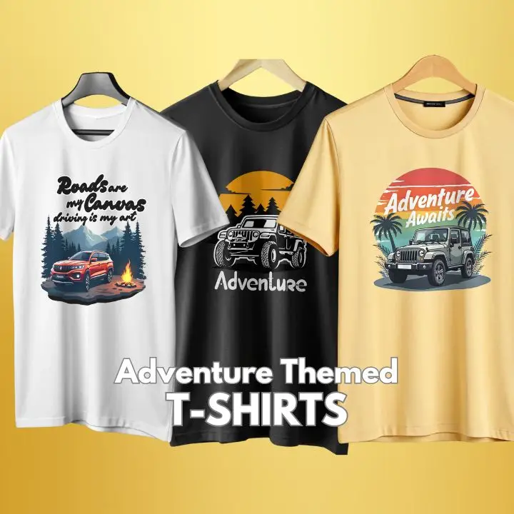Adventure themed tshirts india