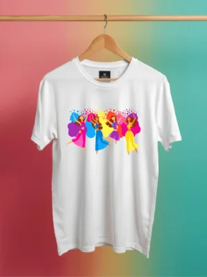 holi t shirt women
