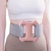 Electric belly fat burner belt with adjustable strap worn on waist