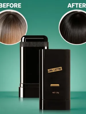 Hair dye touch up stick for grey and faded hair