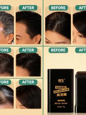 Instant Hair Dye Combo Stick product pack for grey hair coverage